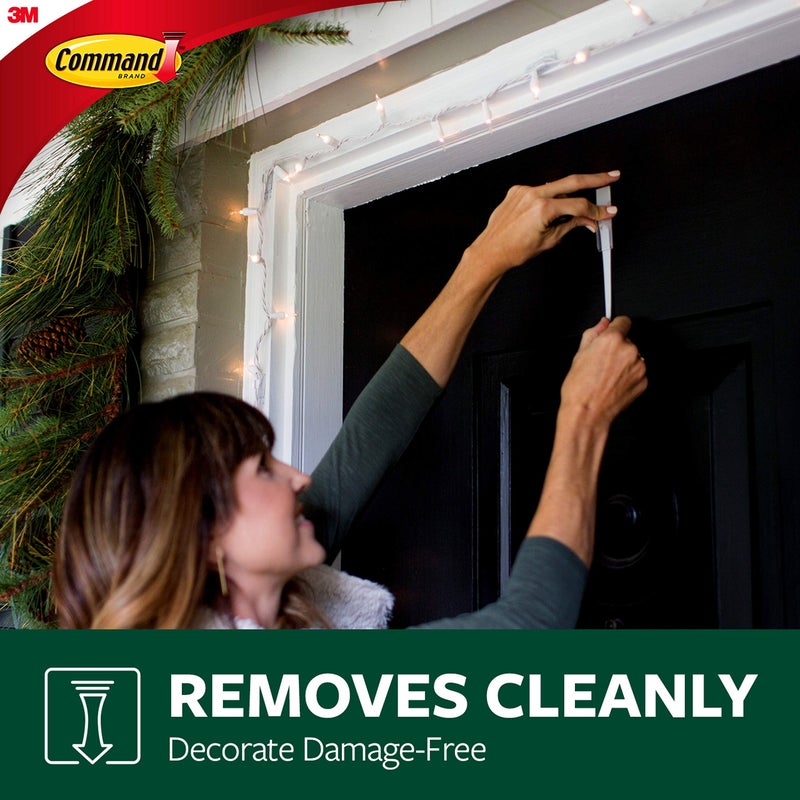 Command Outdoor Refill Strips, 4-Medium, 2-Large Strips, Re-Hang Outdoor Hooks - Image 4